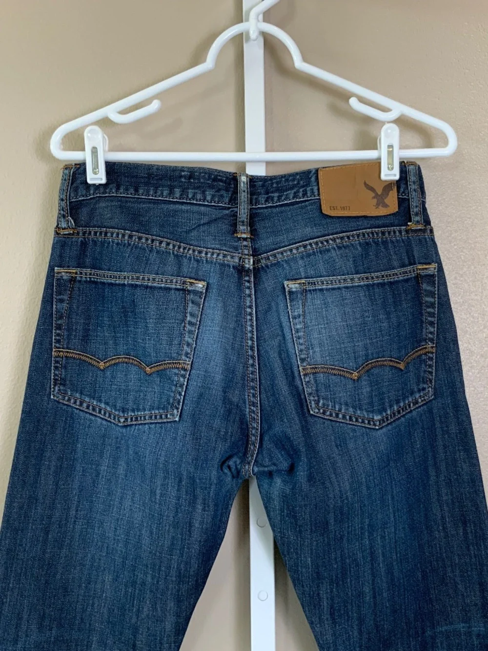 American Eagle Distressed Wash Slim Jeans